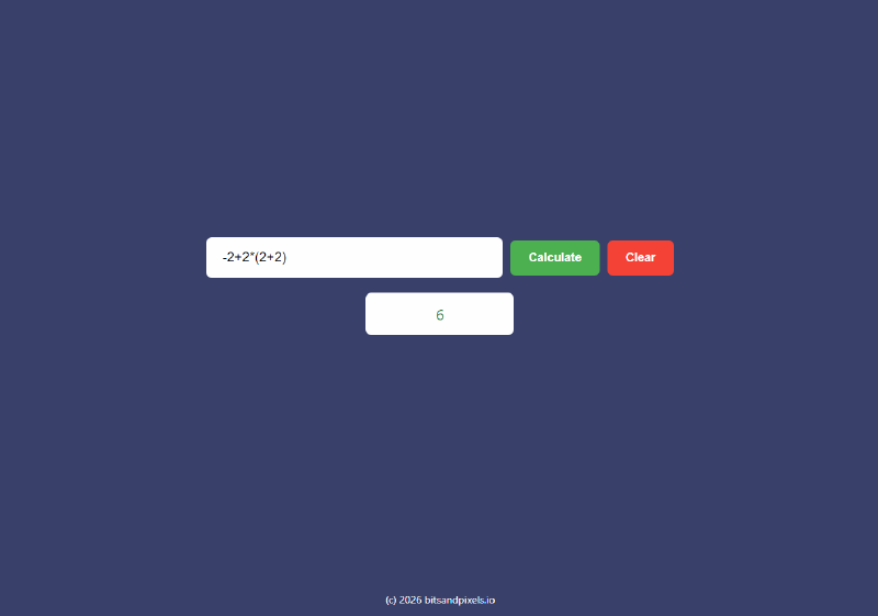App generated by Claude Opus using requirements