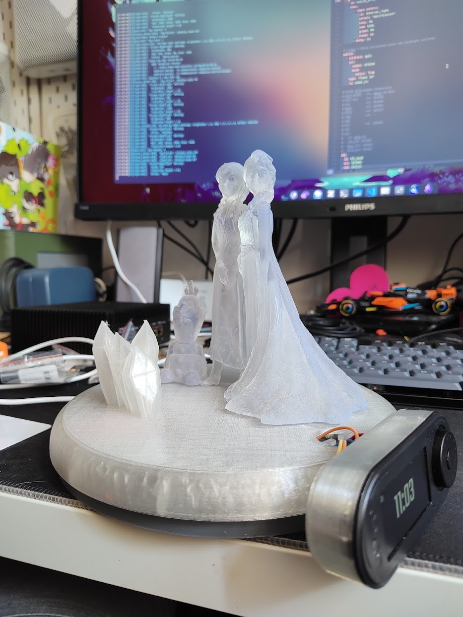 Completed nightlight/tag reader, lite version